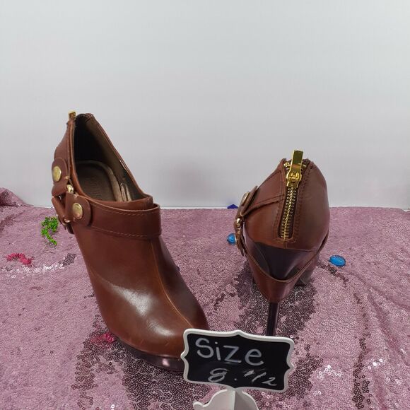 Colin Stuart  Women's leather  Brown Shoes size 8.5 Last one - Picture 4 of 8